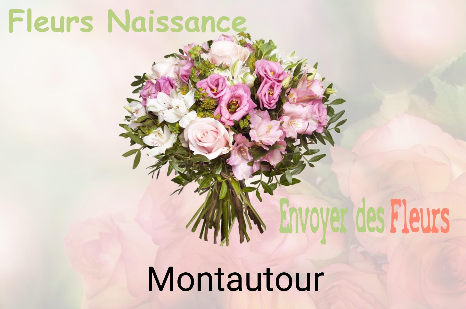 Bouquet de fleurs de naissance livré à Montautour